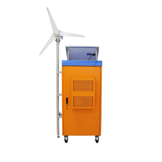 The concept of optical fiber solar container communication station wind power