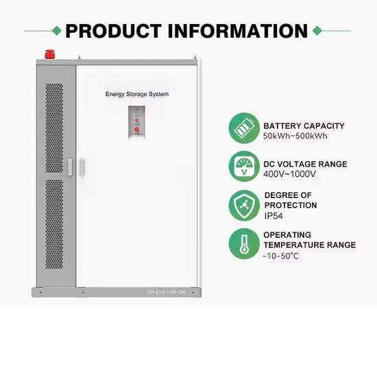 ASEAN Photovoltaic IP66 Battery Cabinet 120kW