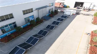 Belarusian solar container communication station hybrid energy