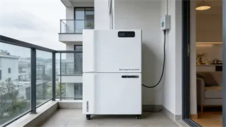Battery charging power supply for solar container communication
