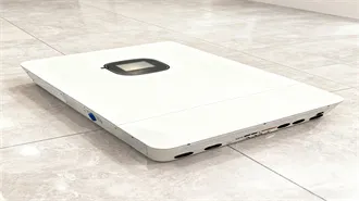 How big is the battery for the rooftop solar container