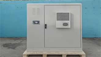 Solar container communication station wind and solar