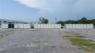 Communication container station energy storage systems