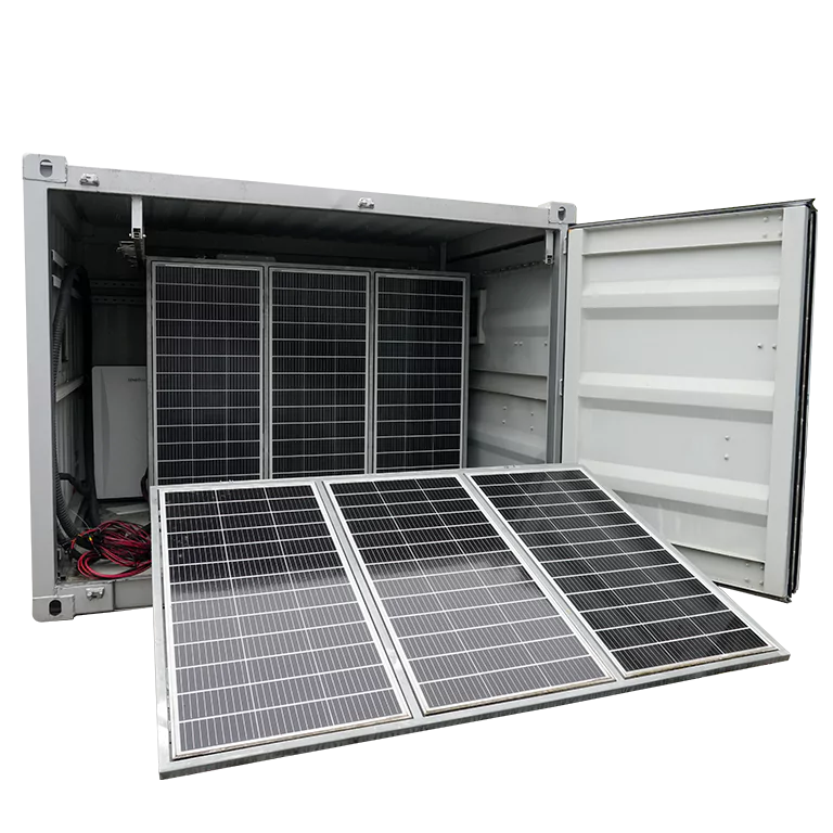 Mobile solar container with battery storage by BART HOME SOLAR