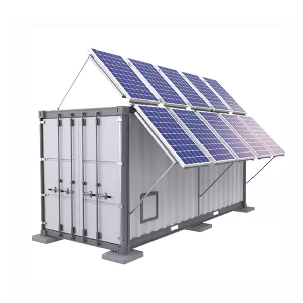 Hybrid solar + wind + storage container by BART HOME SOLAR